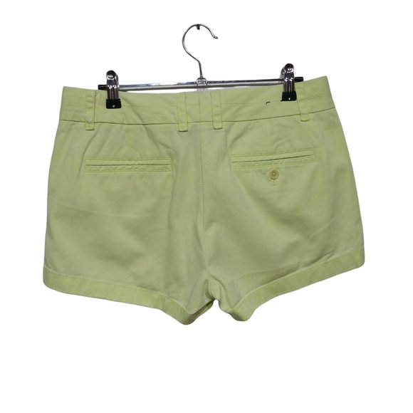 J. Crew Lime Green 3" Classic Chino Shorts Size 4 - Picture 7 of 11